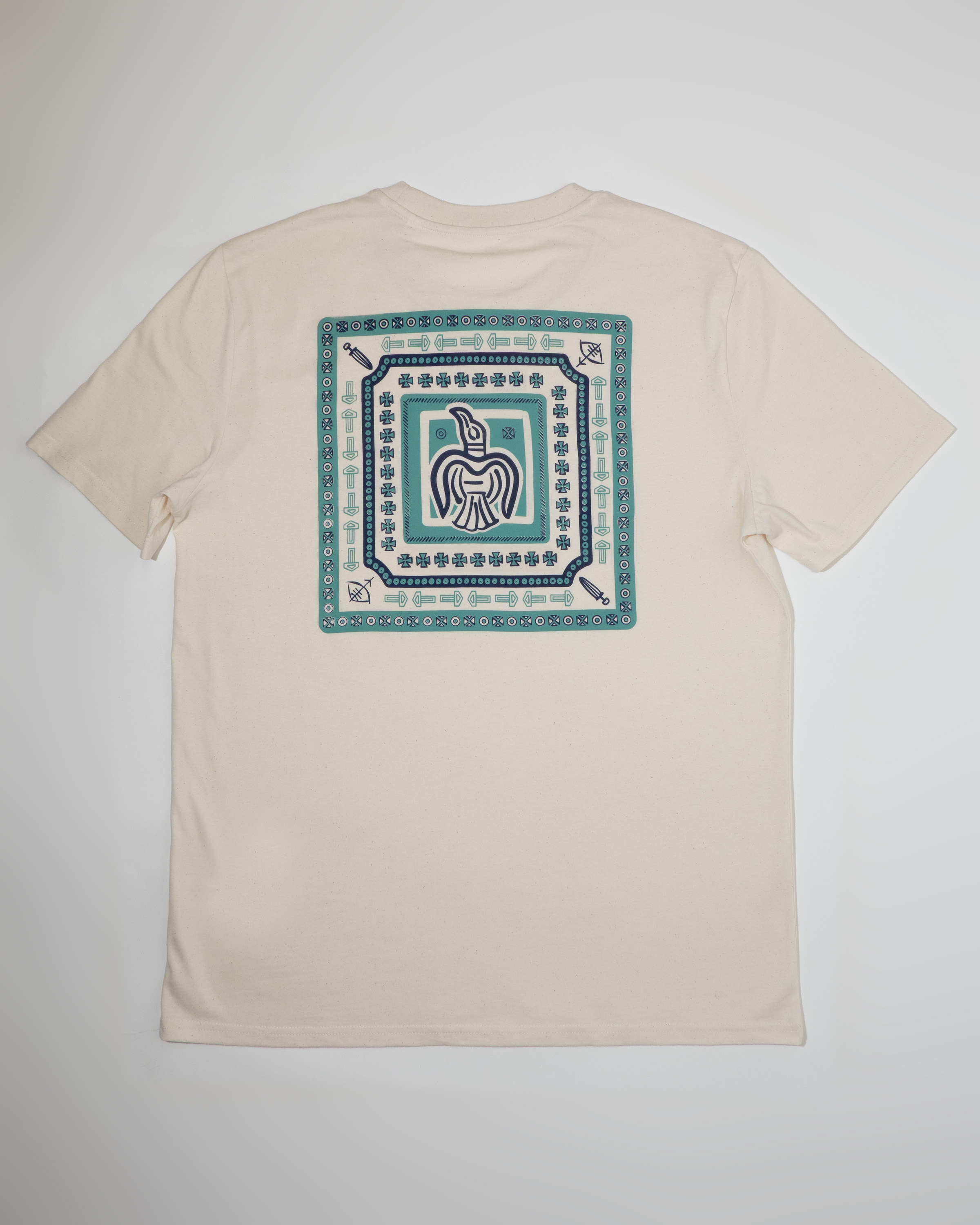 Viking raven motif - back print